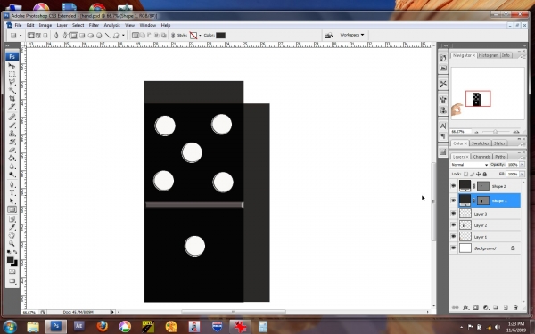 Creation of domino: Step 6